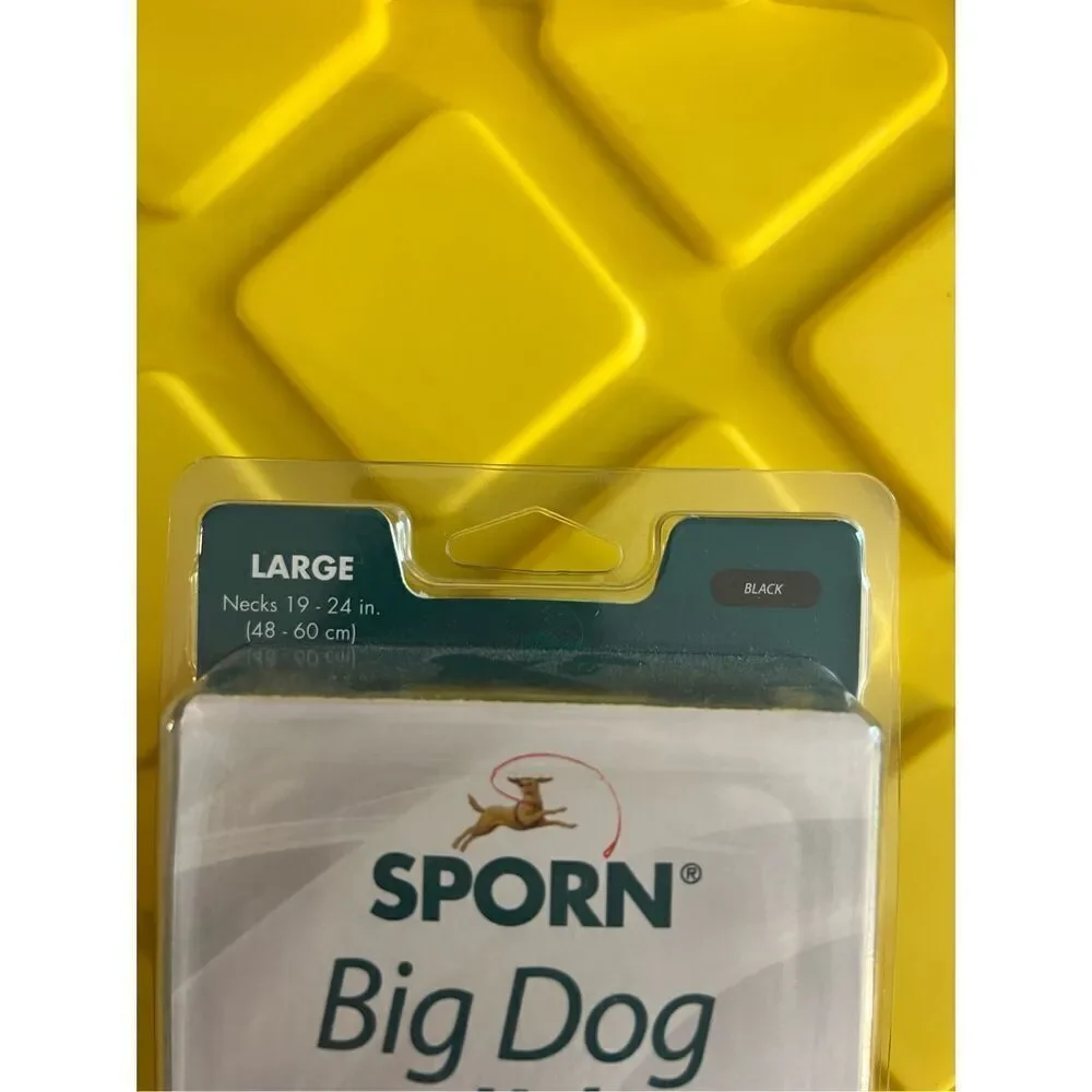 Sporn Big Dog Halter Black Size Large Neck 19-24in. NEW Opened Package